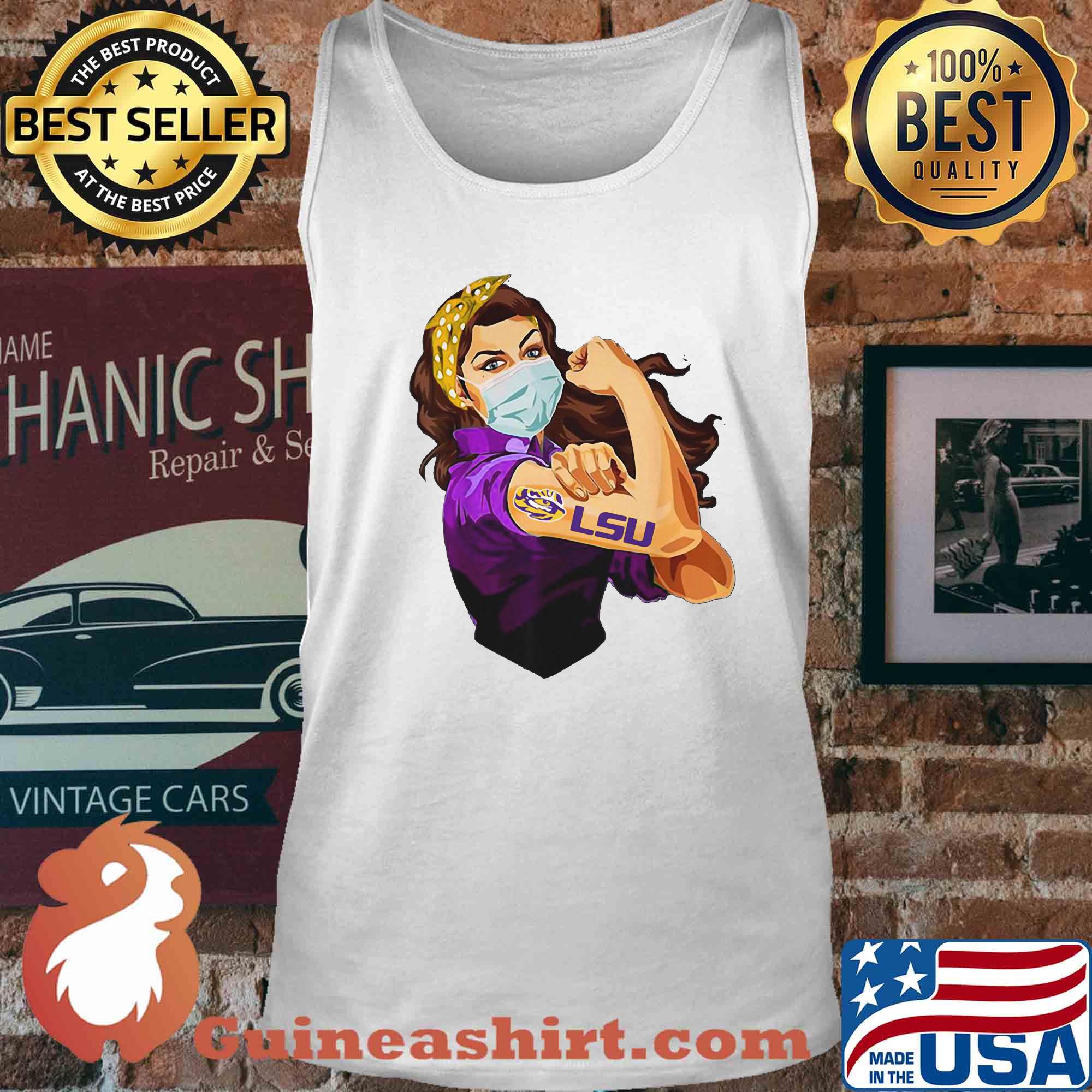 Strong Woman Tattoos LSU Tigers Covid-19 s 10