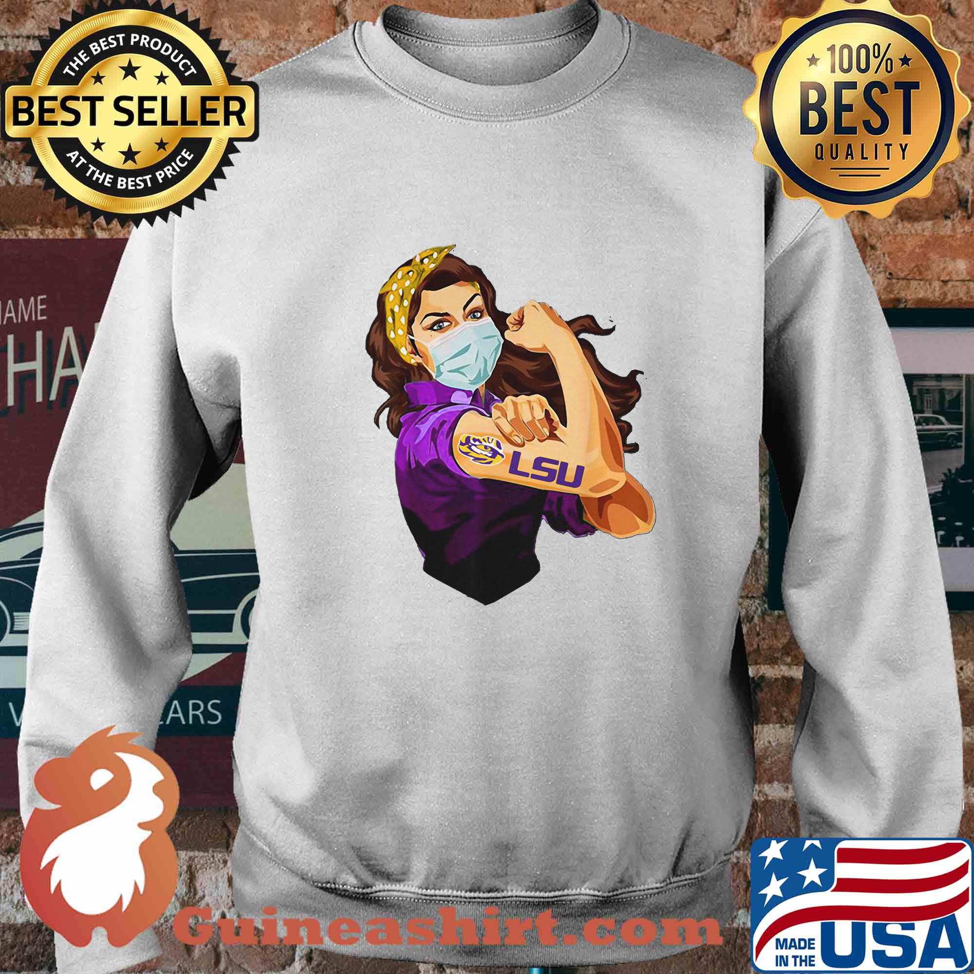 Strong Woman Tattoos LSU Tigers Covid-19 s 12