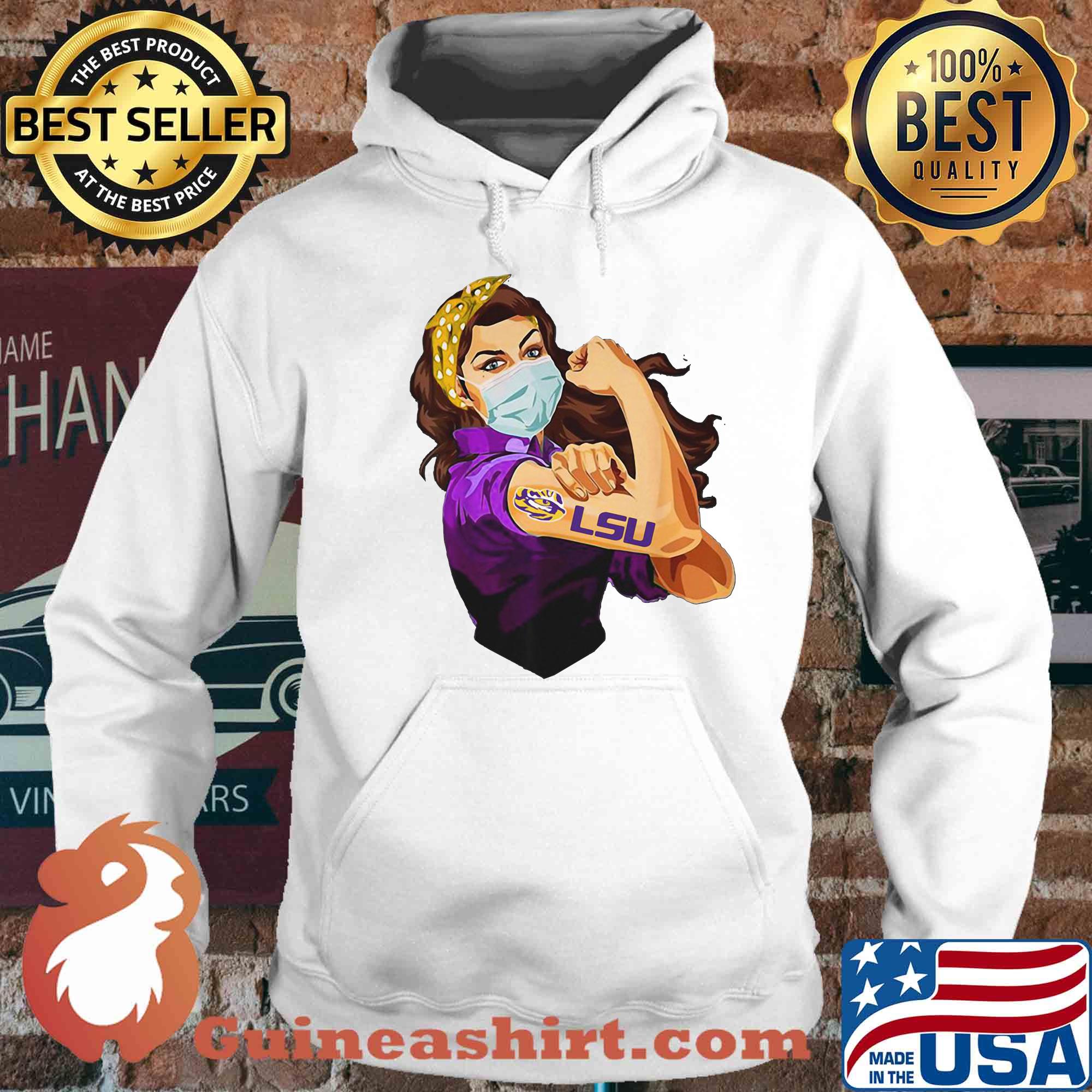 Strong Woman Tattoos LSU Tigers Covid-19 s 13