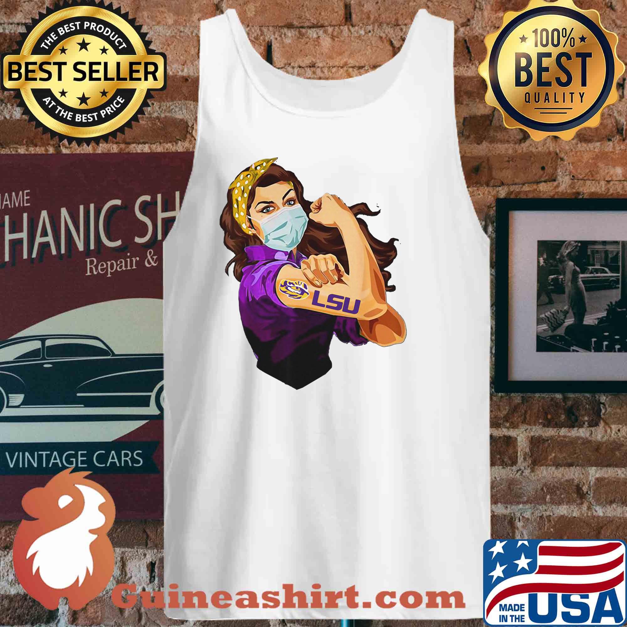 Strong Woman Tattoos LSU Tigers Covid-19 s 2
