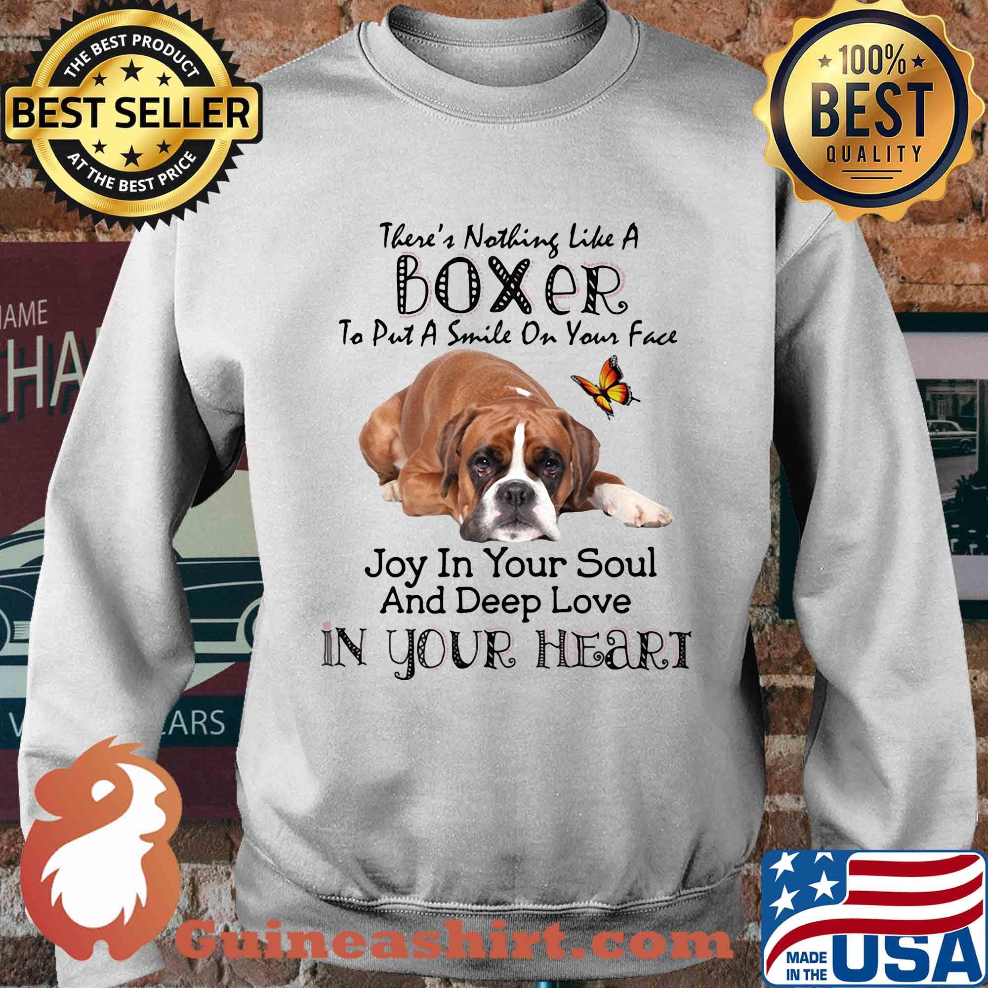 There’s nothing like a boxer to put a smile on your face joy in your soul and deep love in your heart s Sweater