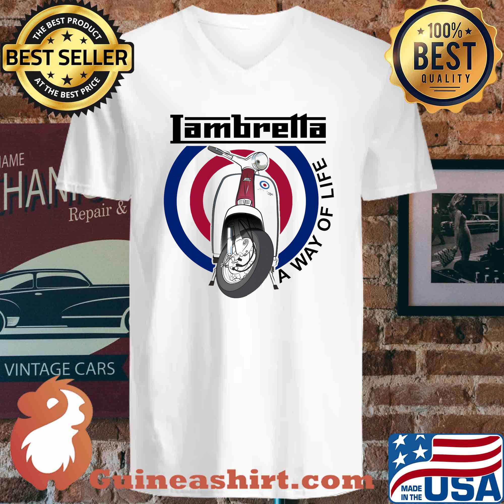 Vespa It's A Way Of Life Vintage s V-neck