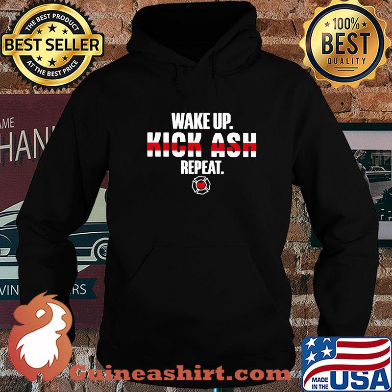 Wake up kick ask repeat s Hoodie