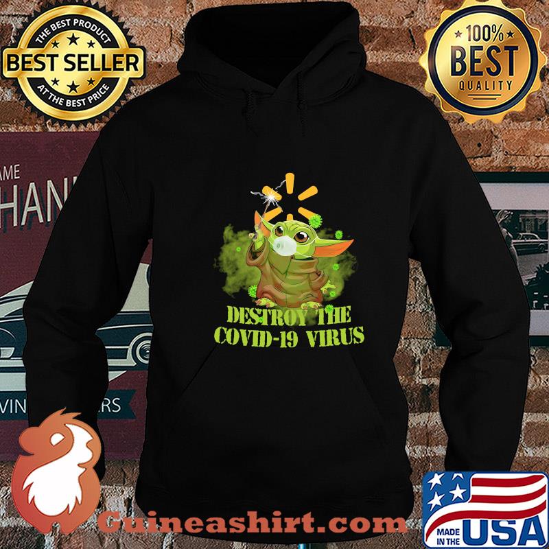 Walmart baby yoda destroy the covid-19 virus s Hoodie