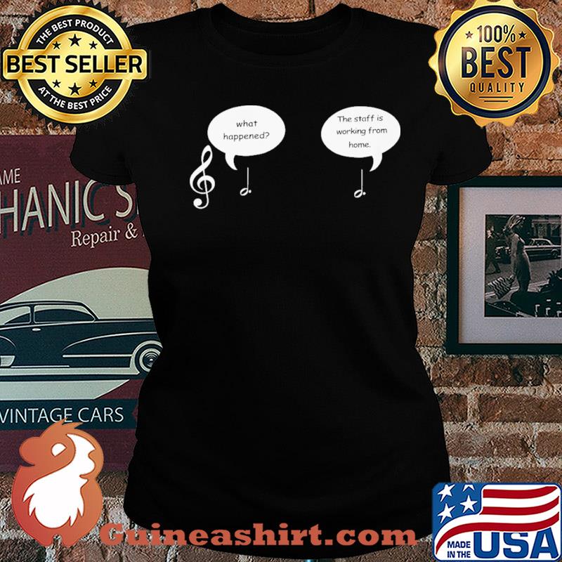 What happened the staff is working from home s Ladies tee