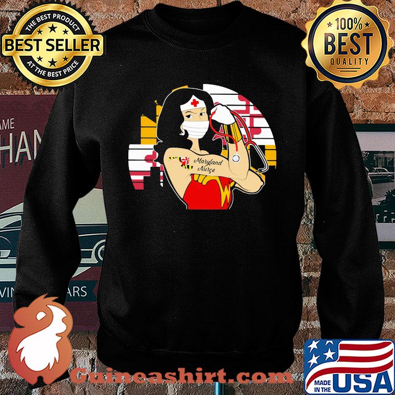 Wonder Woman Tattoos Massachusetts Nurse Covid-19 Vintage s Sweater