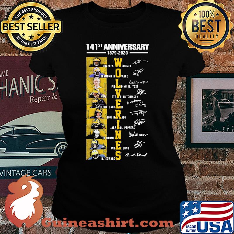 141st anniversary 1879 2020 michigan wolverines football team s Ladies tee