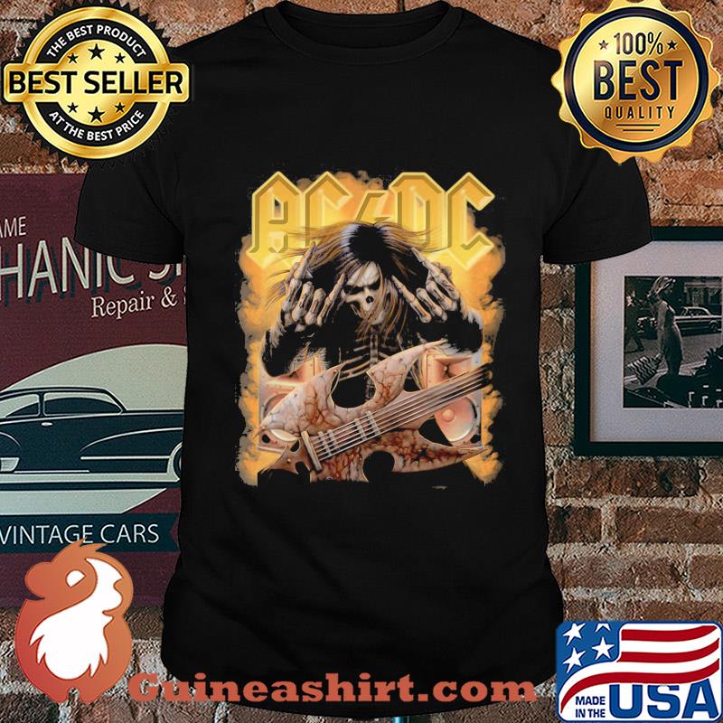 ACDC Rock Band Skull shirt