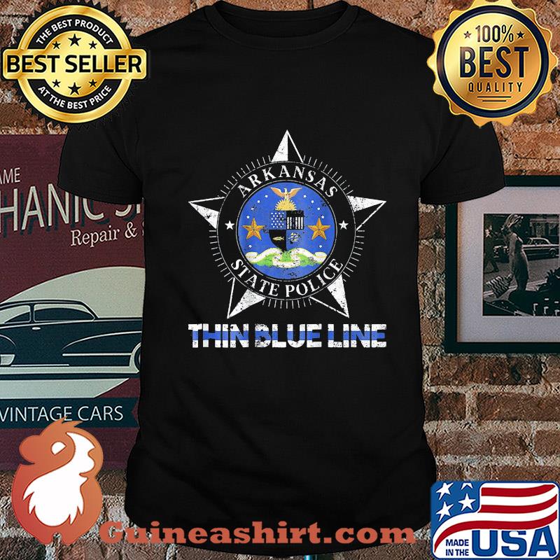 Arkansas state police thin blue line shirt