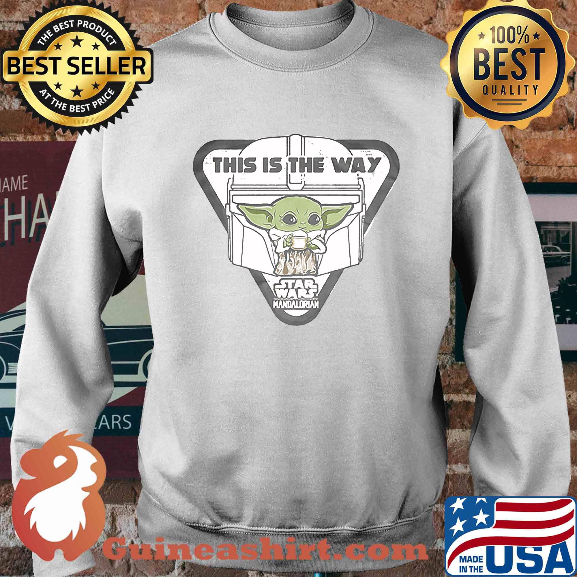 Baby yoda this is the way star wars mandalorian s Sweater