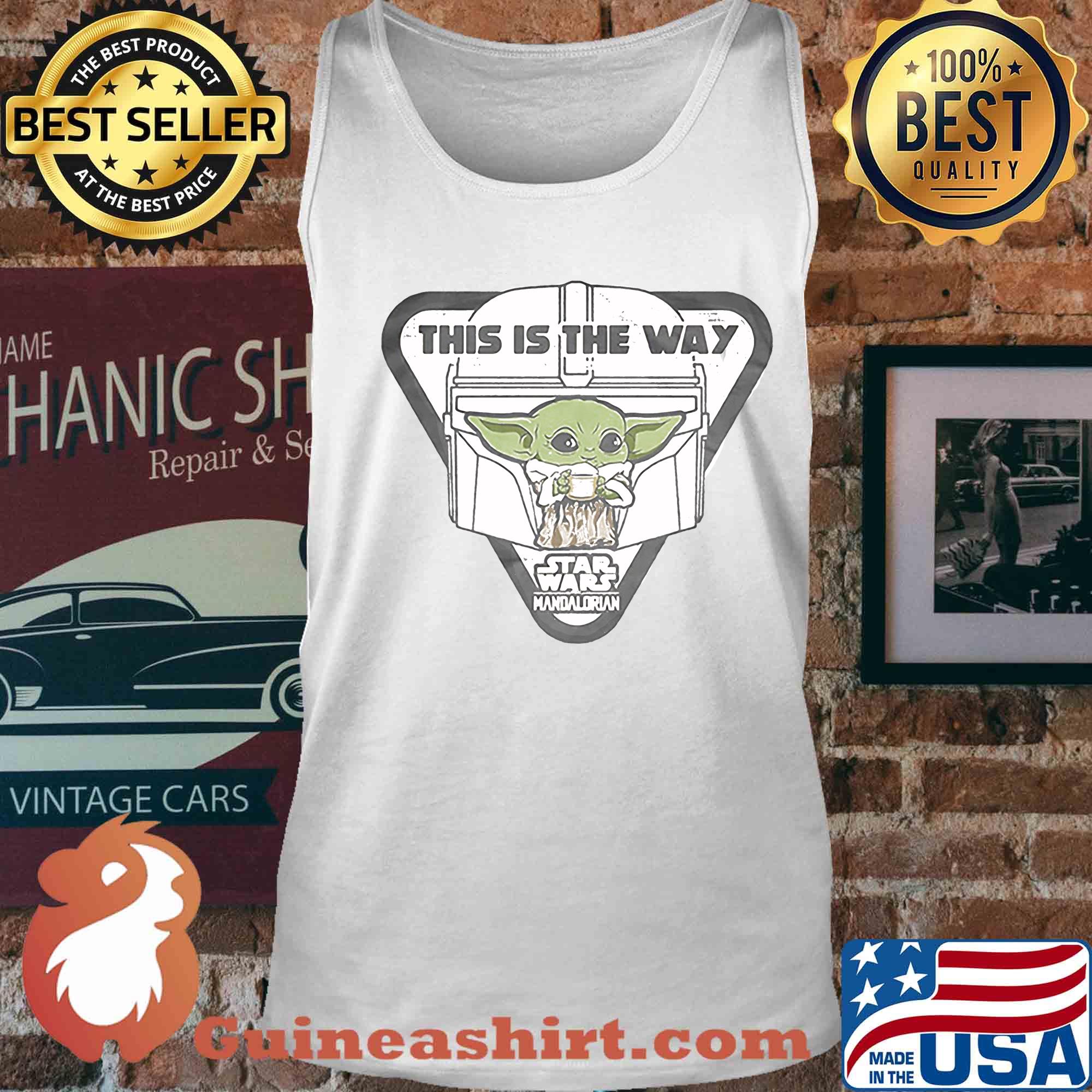 Baby yoda this is the way star wars mandalorian s Tank top