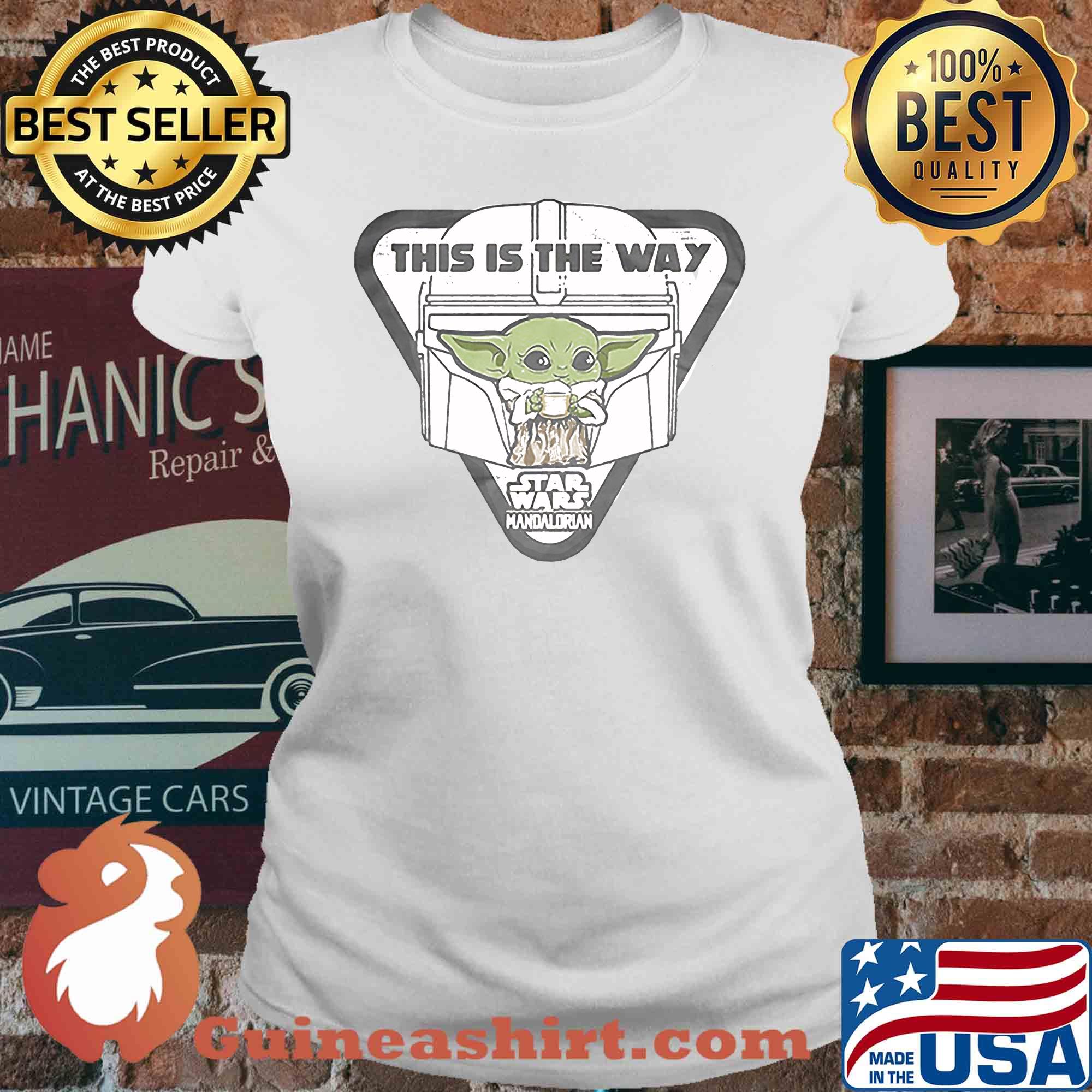 Baby yoda this is the way star wars mandalorian s V-neck