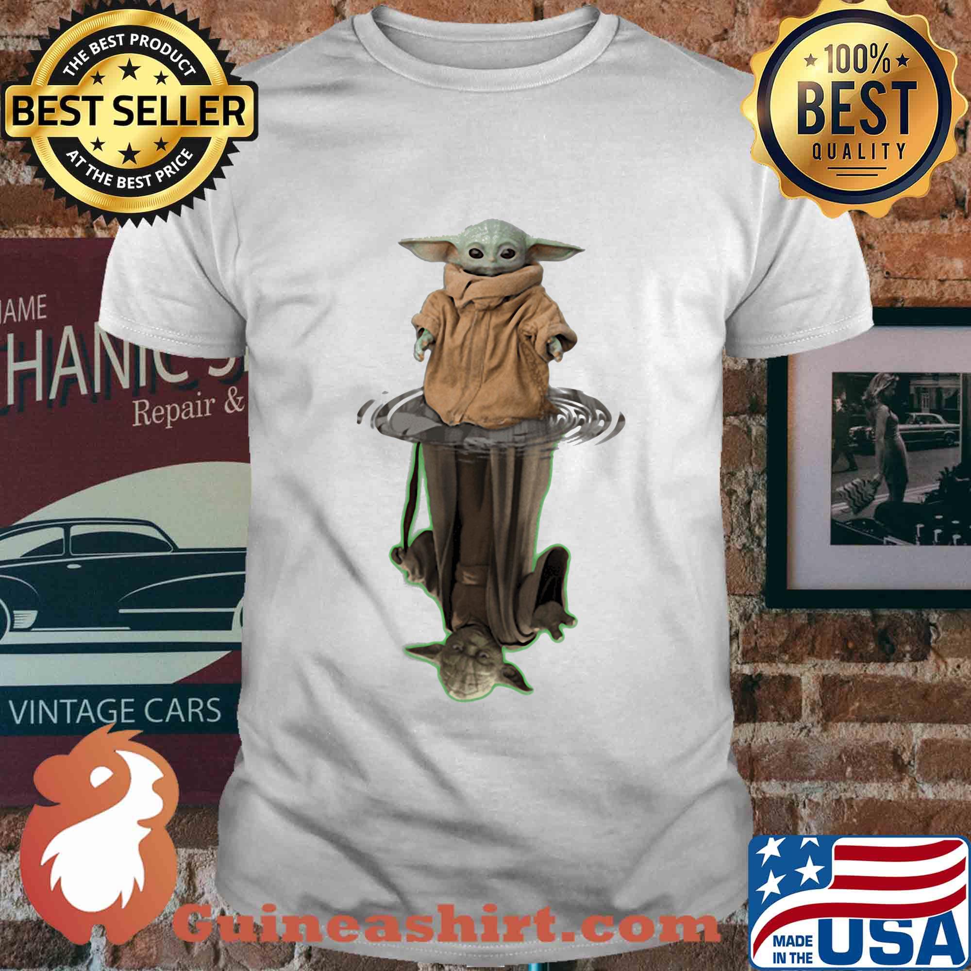 Baby Yoda water shadow shirt