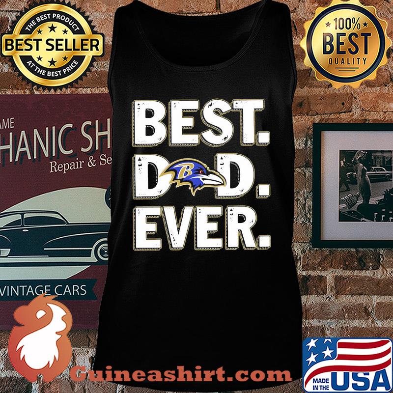 Baltimore ravens best dad ever happy father's day s Tank top