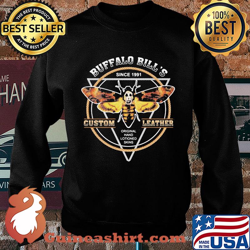 Bee buffalo bills since 1991 custom leather original hand lotion skins s Sweater