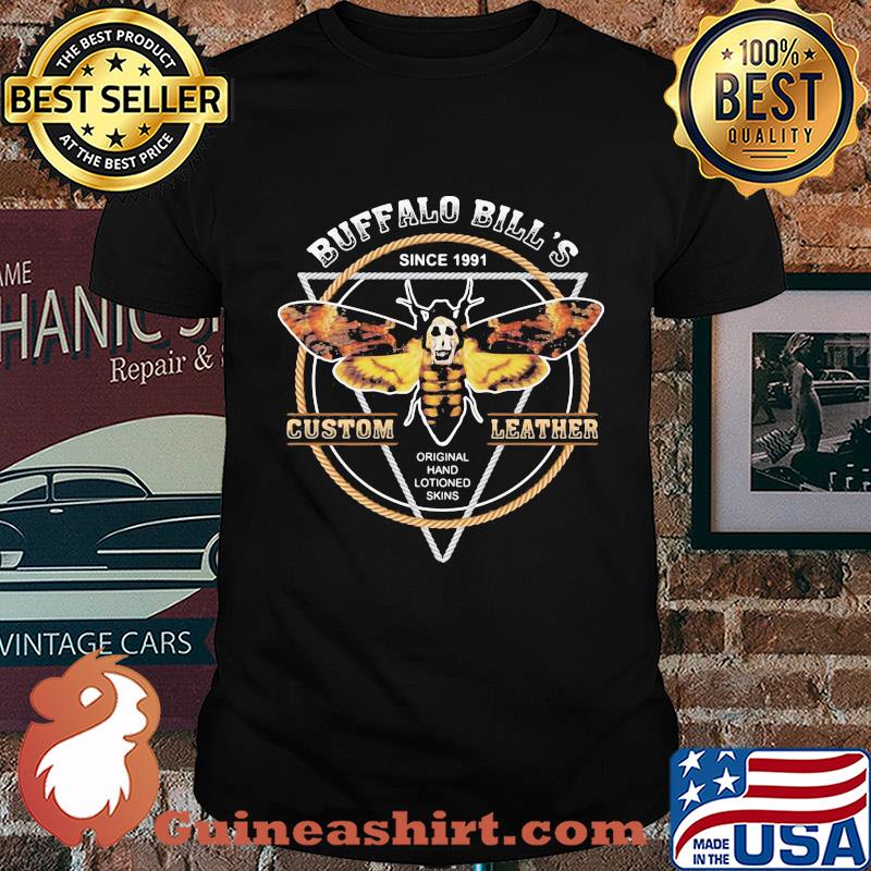 Bee buffalo bills since 1991 custom leather original hand lotion skins shirt