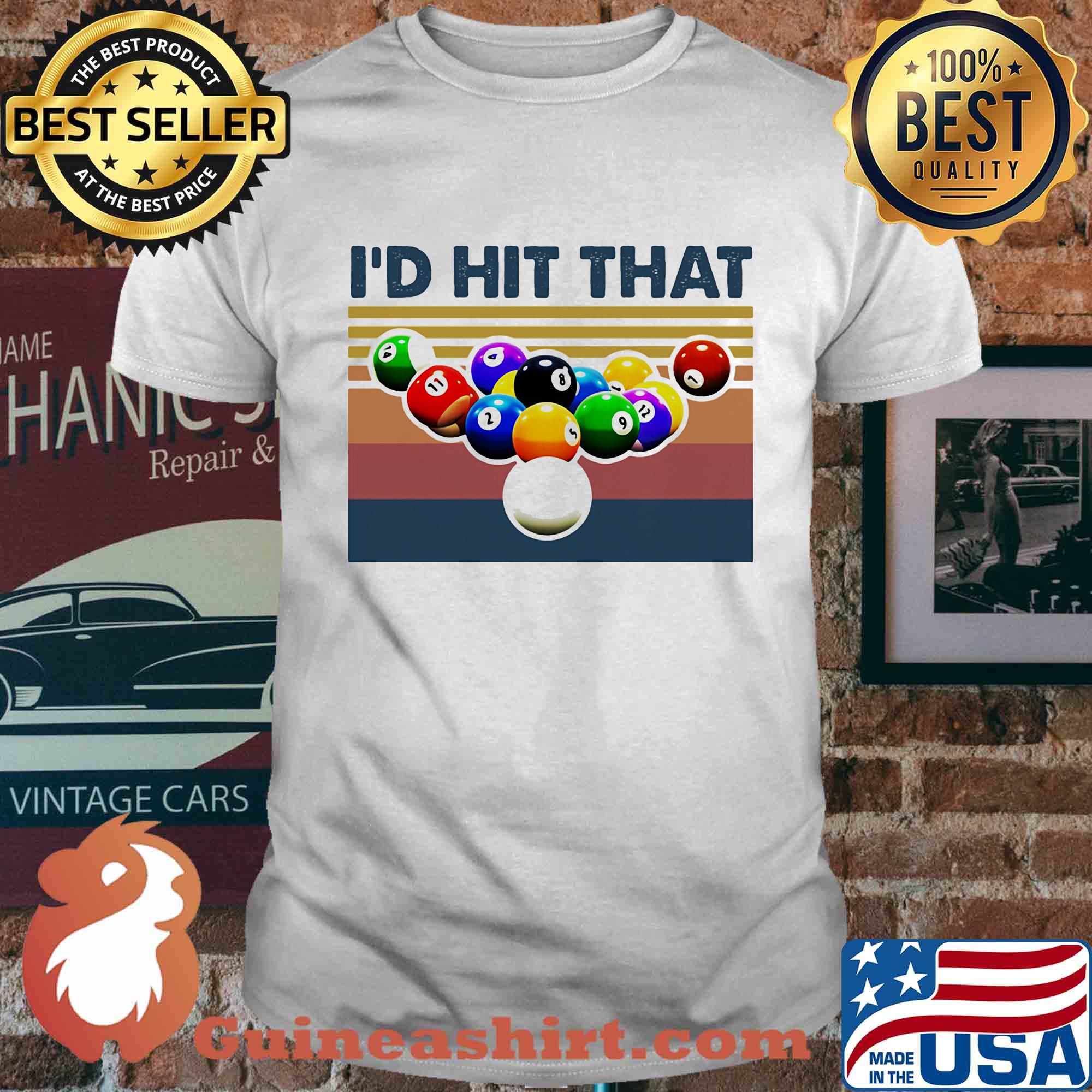 Billard I'd hit that vintage shirt