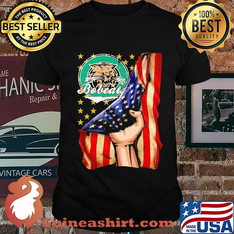 Bobcat American flag veteran Independence Day shirt