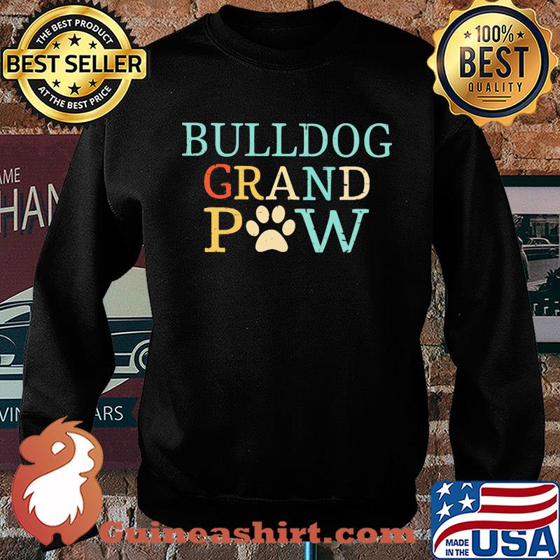 Bulldog grand paw vintage s Sweater