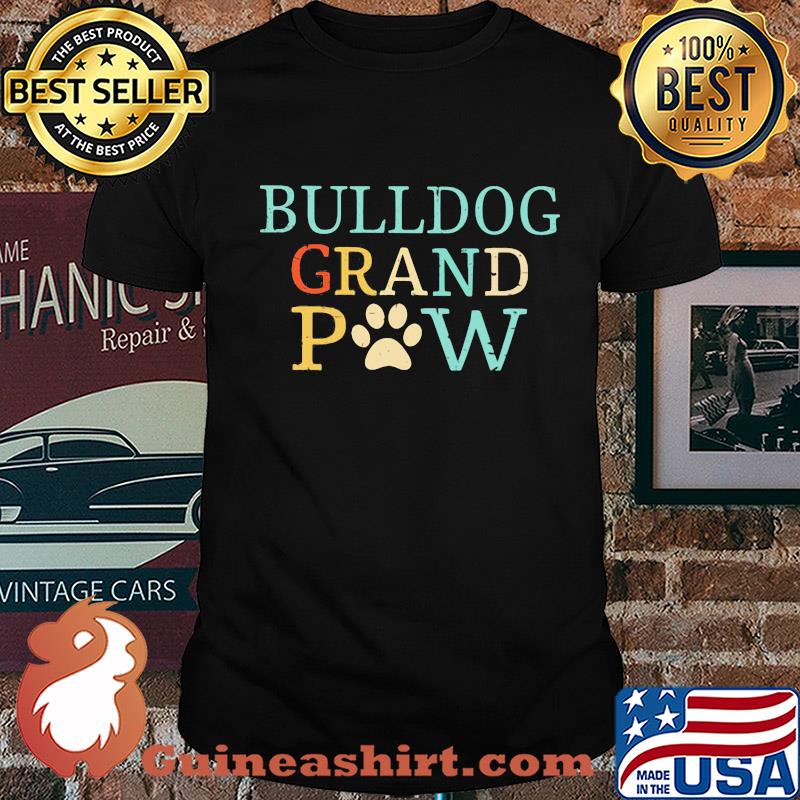 Bulldog grand paw vintage shirt