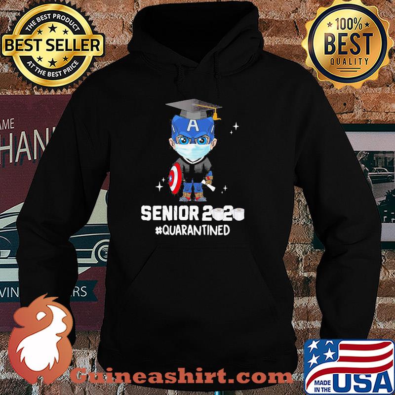 Captain America mask Senior 2020 toilet paper quarantined s Hoodie