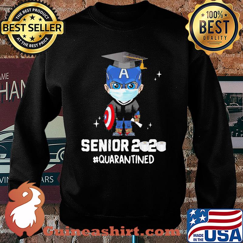 Captain America mask Senior 2020 toilet paper quarantined s Sweater