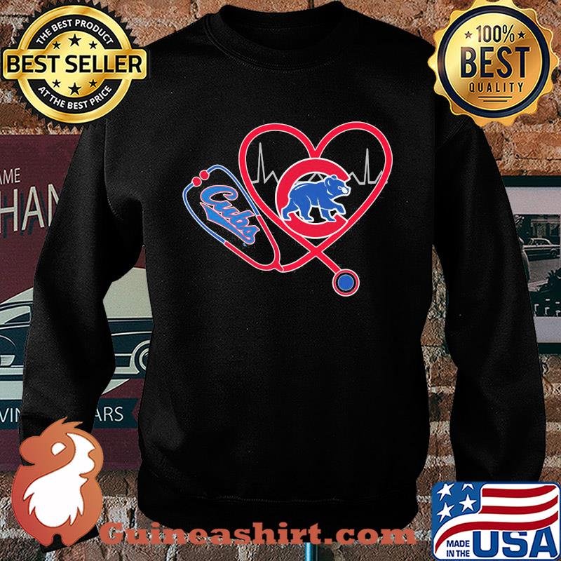 Chicago cubs baseball stethoscope heart s Sweater
