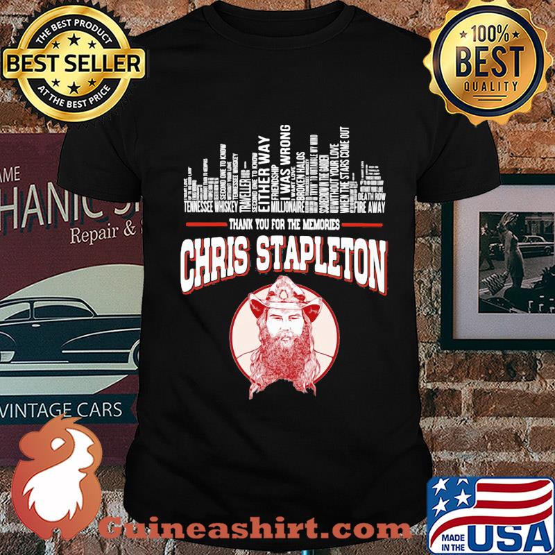 Chris Stapleton thank you for memories shirt