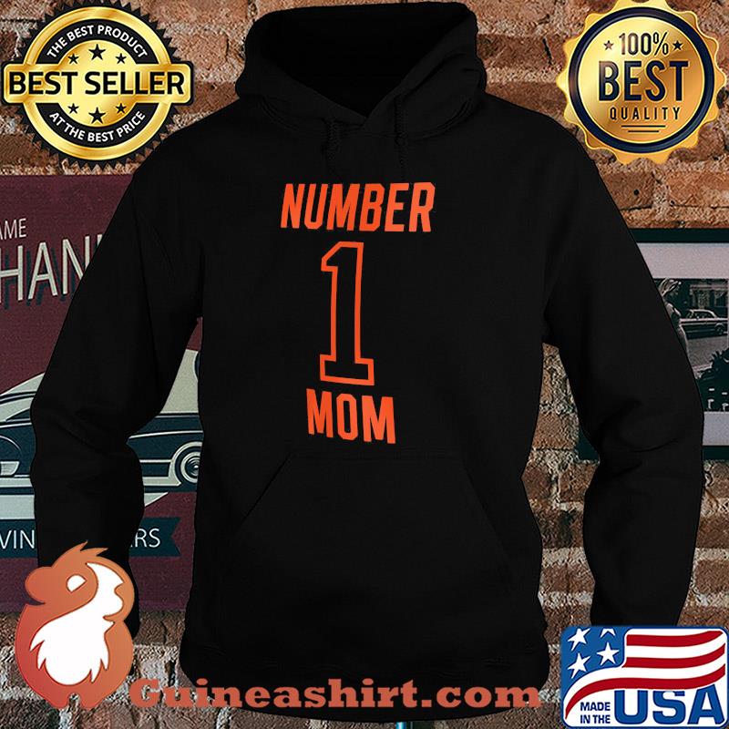 Cincinnati bengals fanatics branded black #1 mom team s Hoodie