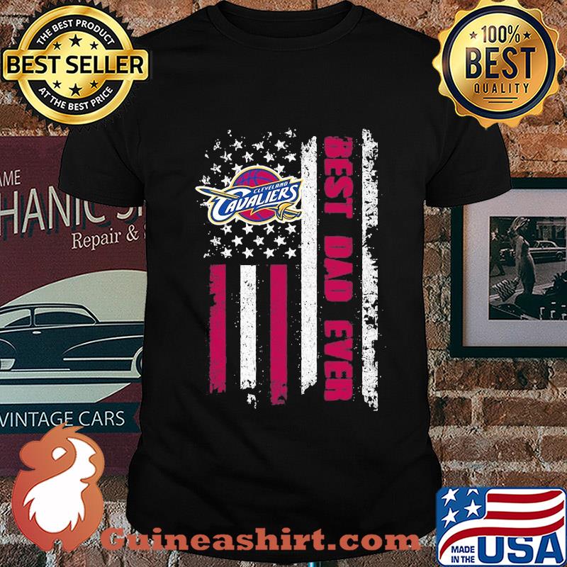 Cleveland cavaliers best dad american flag independence day shirt