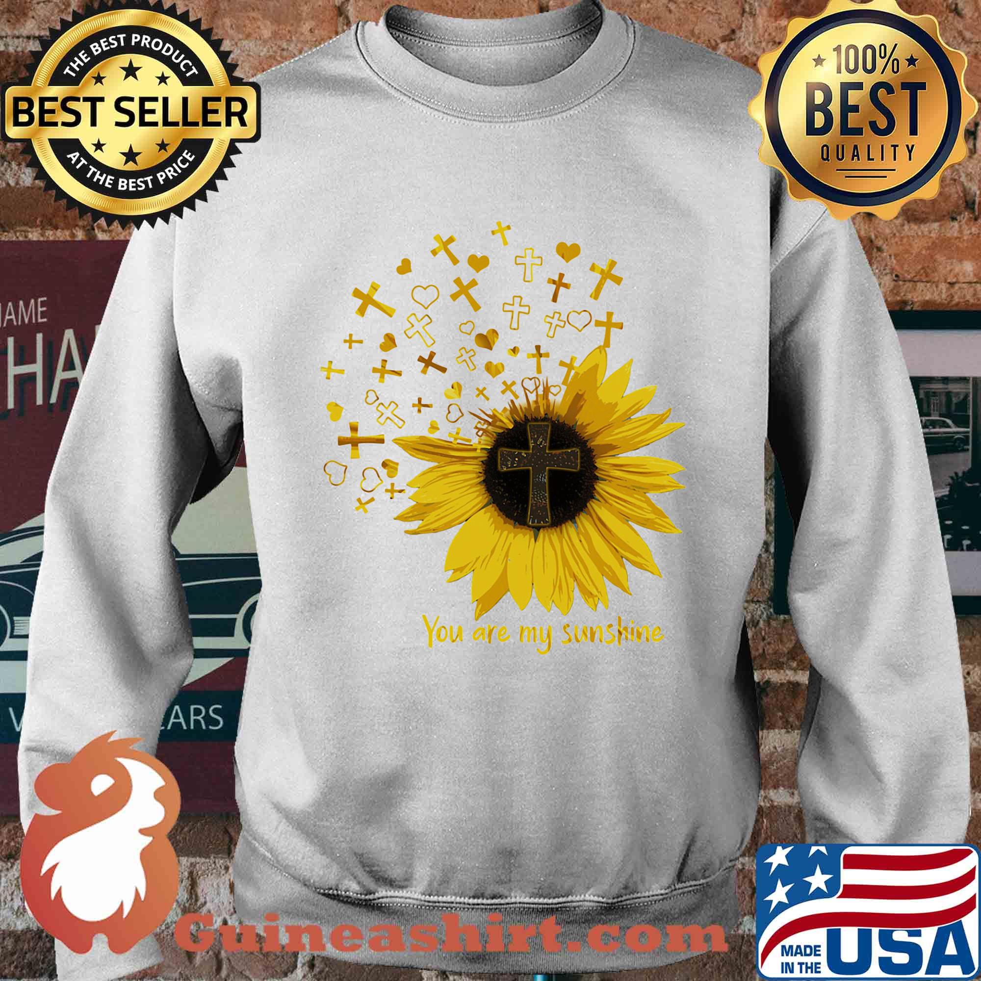 Cross sunflower you are my sunshine s Sweater