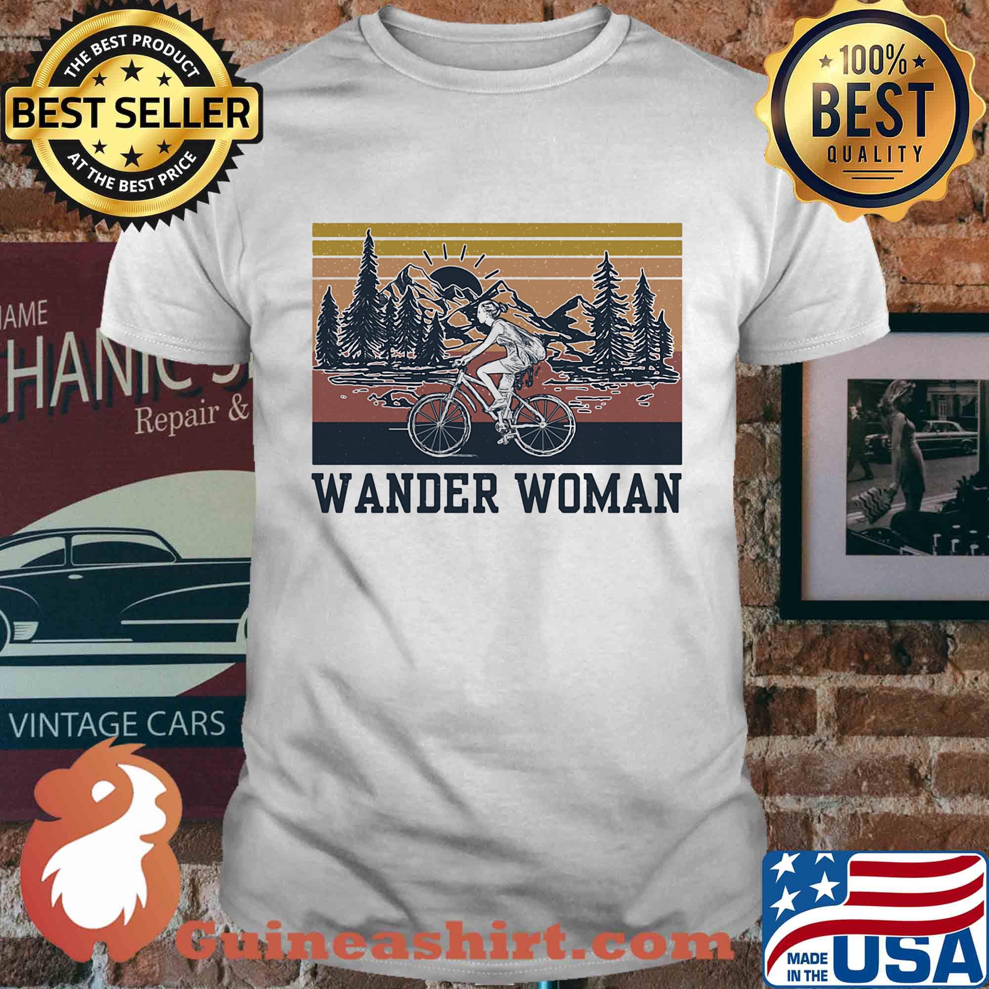 Cycling wander woman vintage shirt