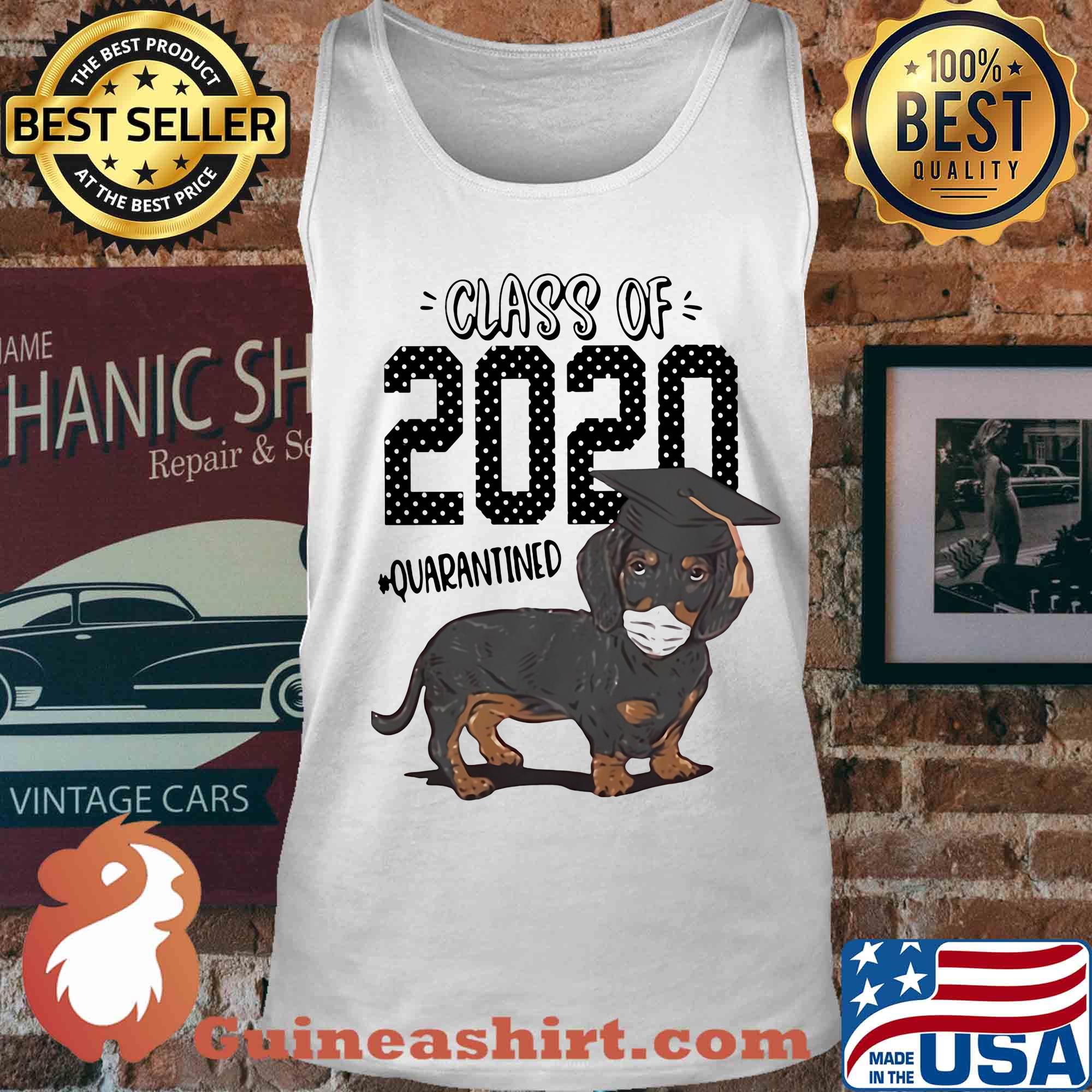 Dachshund Class of 2020 quarantined s Tank top