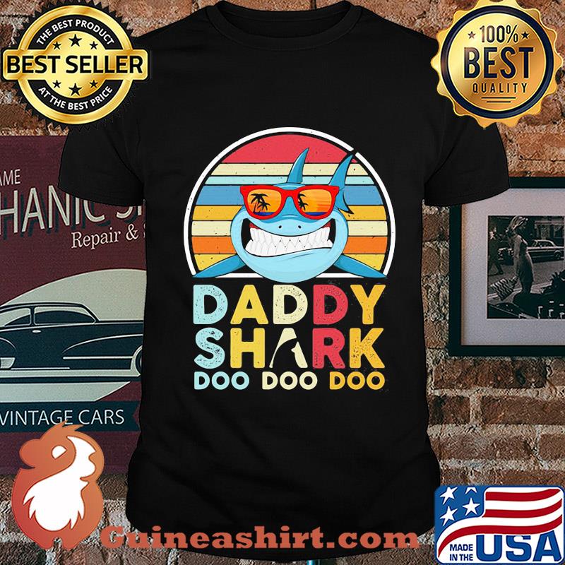 Daddy shark doo doo doo vintage shirt