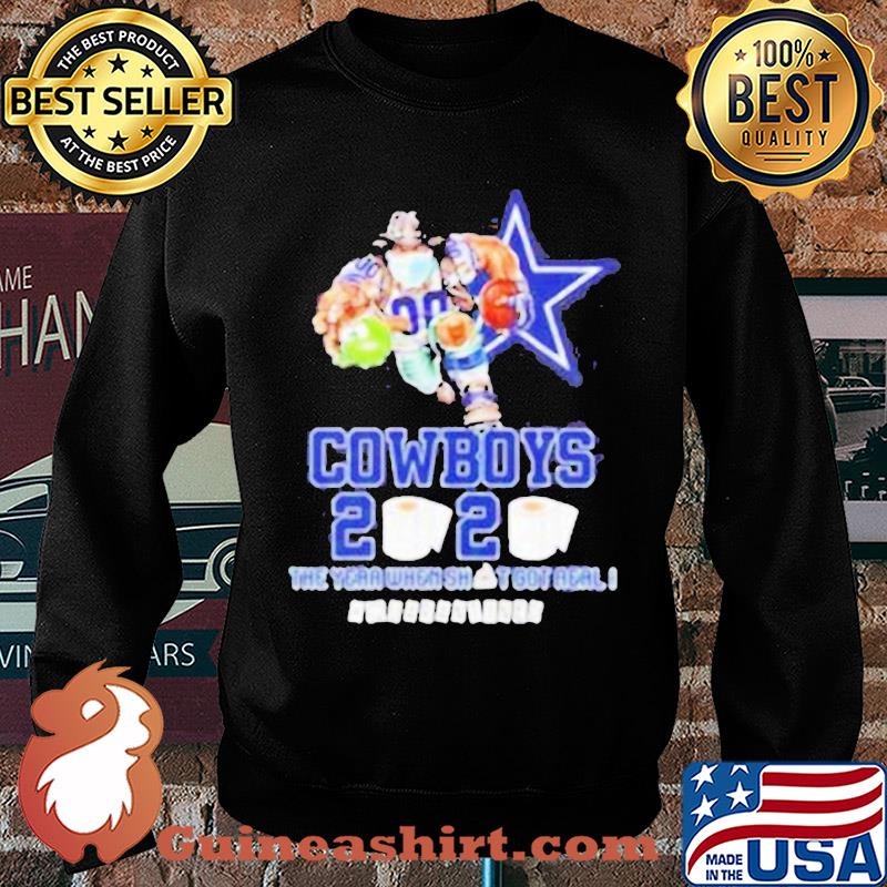 Dallas cowboys 2020 the year when shit got real quarantined toilet paper s Sweater