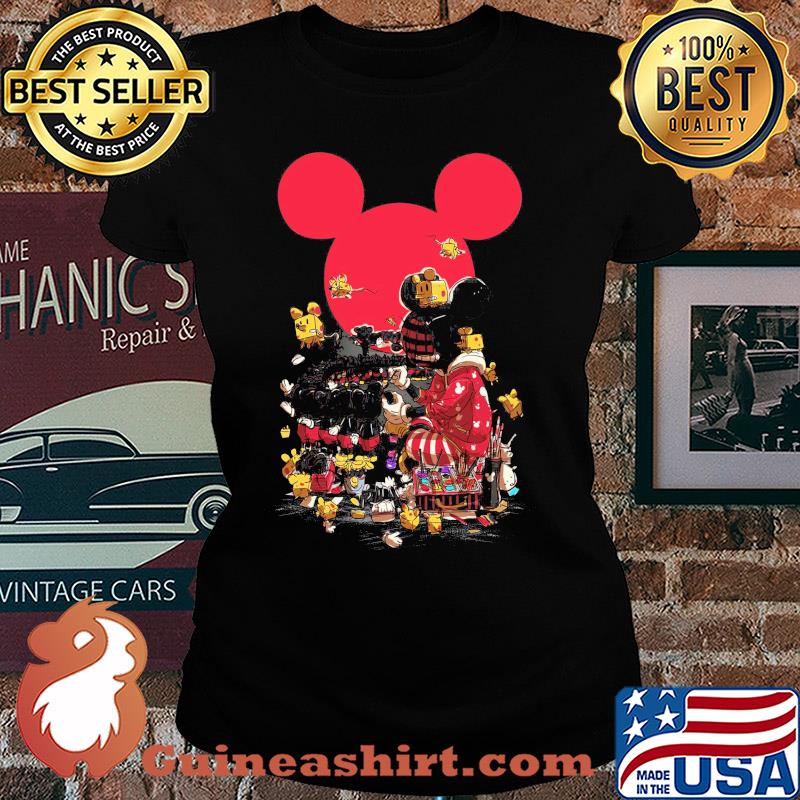 Disney mickey mouse balloon s Ladies tee