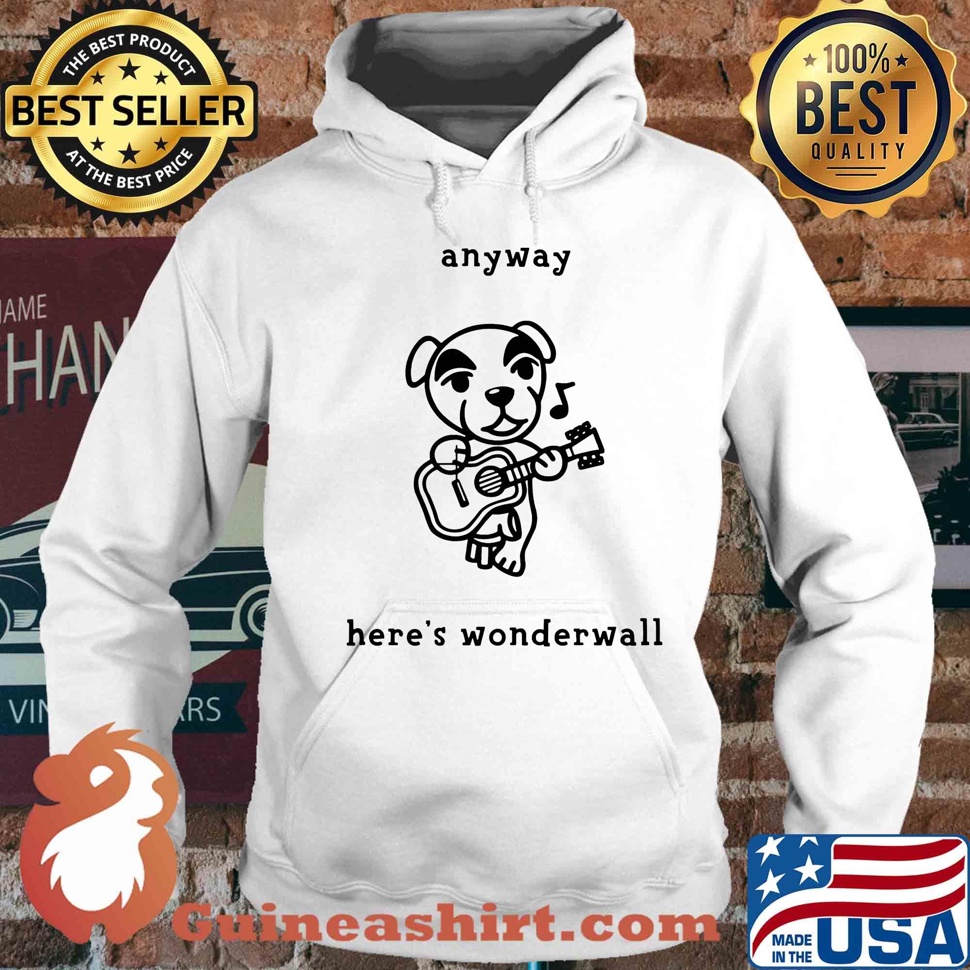 Dog playing guitar anyway here's wonderwall s Hoodie