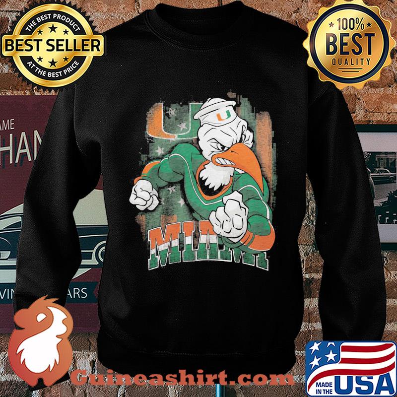 Duck player Miami hurricanes team football s Sweater