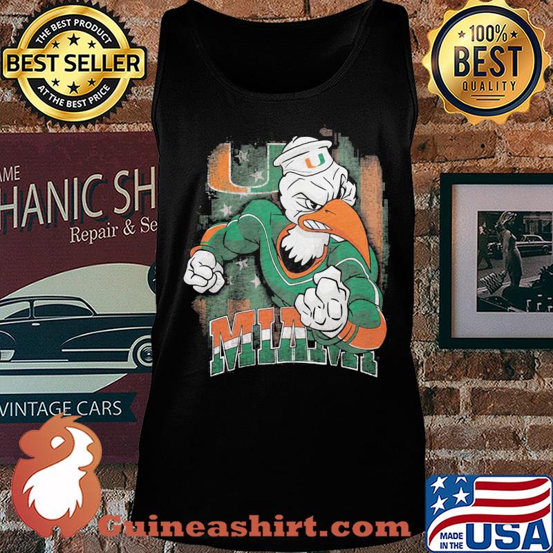 Duck player Miami hurricanes team football s Tank top