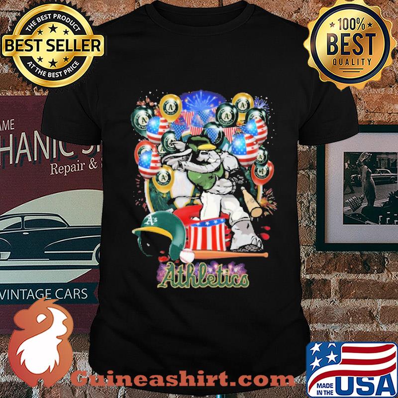 Elephant oakland athletics happy independence day mask soap firework balloon american flag shirt