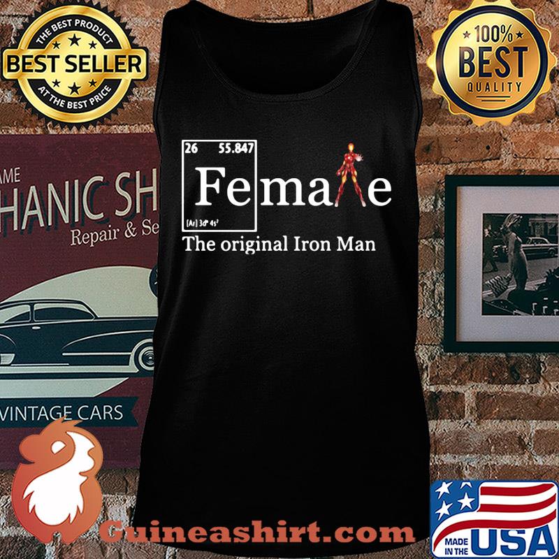 Fe Female the original iron man s Tank top
