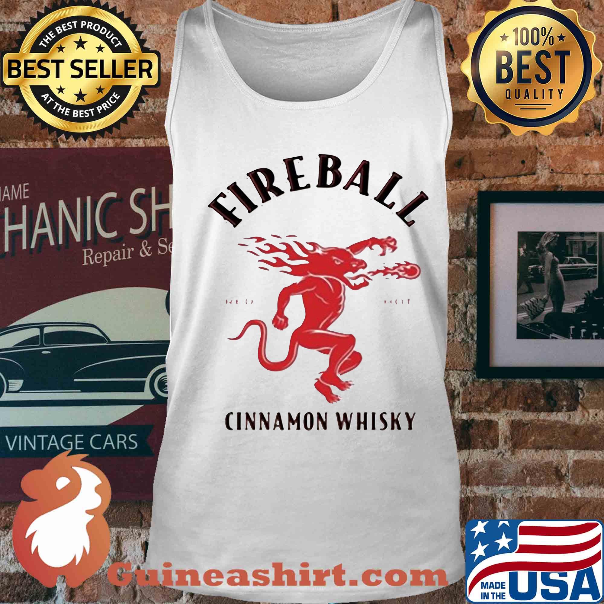Fireball red hot cinnamon whisky s Tank top