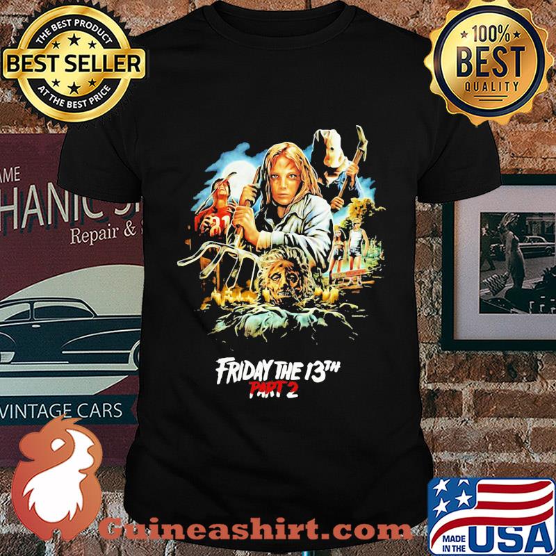 Friday the 13th part 2 horror movie shirt