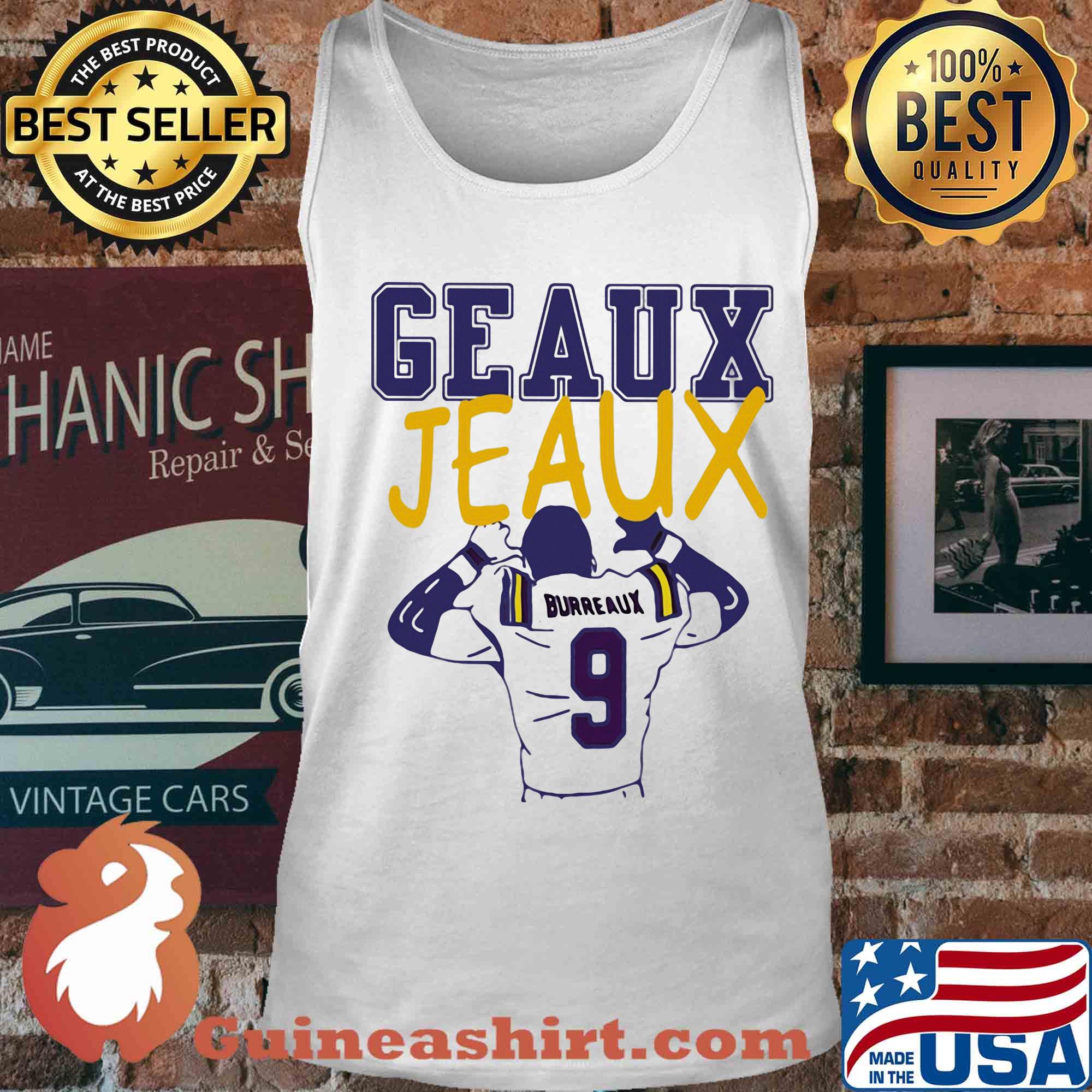 Geaus jeaus burreaux 9 s Tank top
