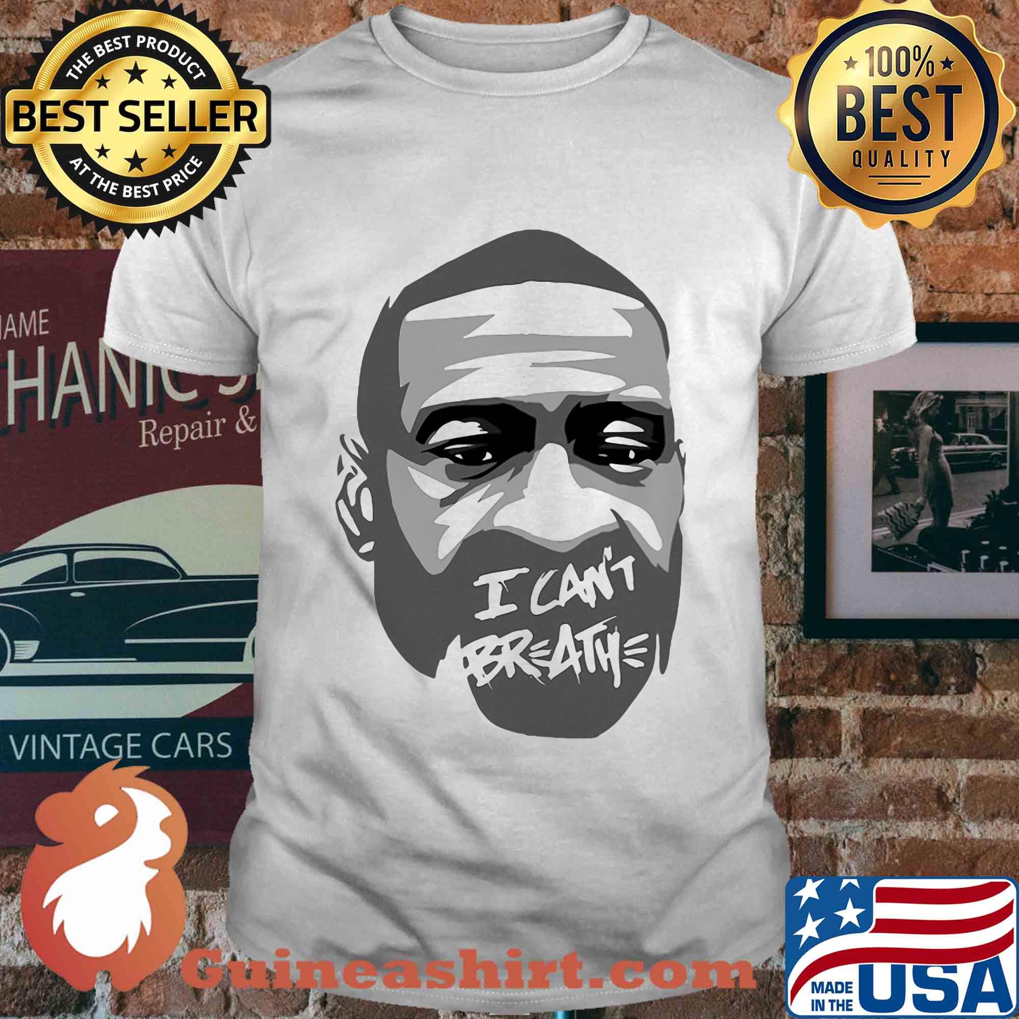 George Floyd I can't breathe art shirt