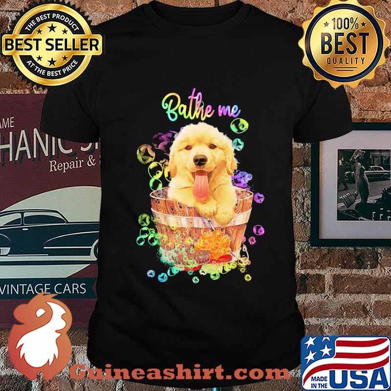 Golden bathe me my boss shirt