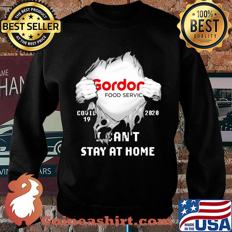 Gordon Food Service Covid-19 2020 I can't stay at home hand s Sweater