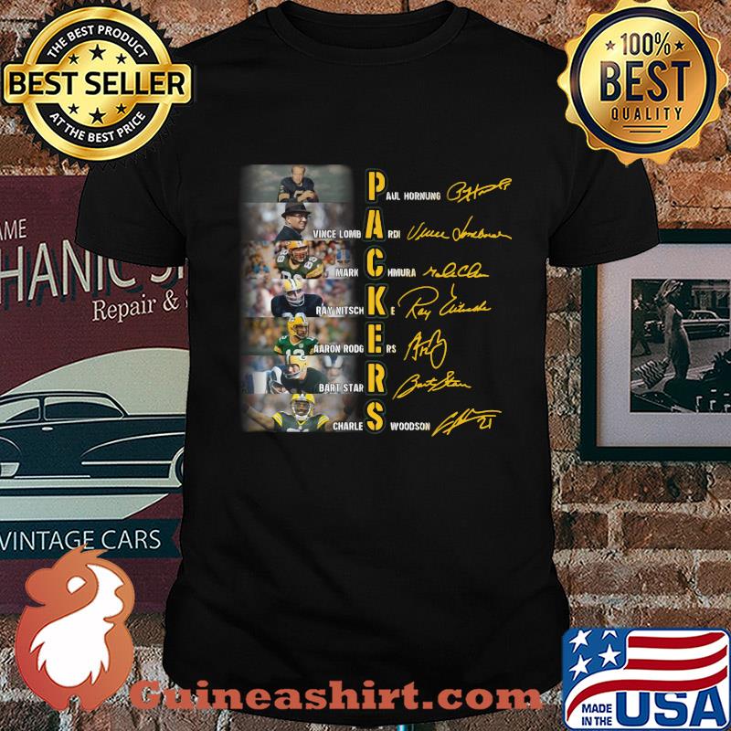 Green Bay Packers Vince Lombardi signature shirt
