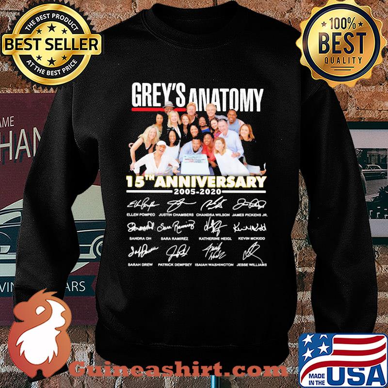 Grey's Anatomy 15th anniversary 2005 2020 signature s Sweater