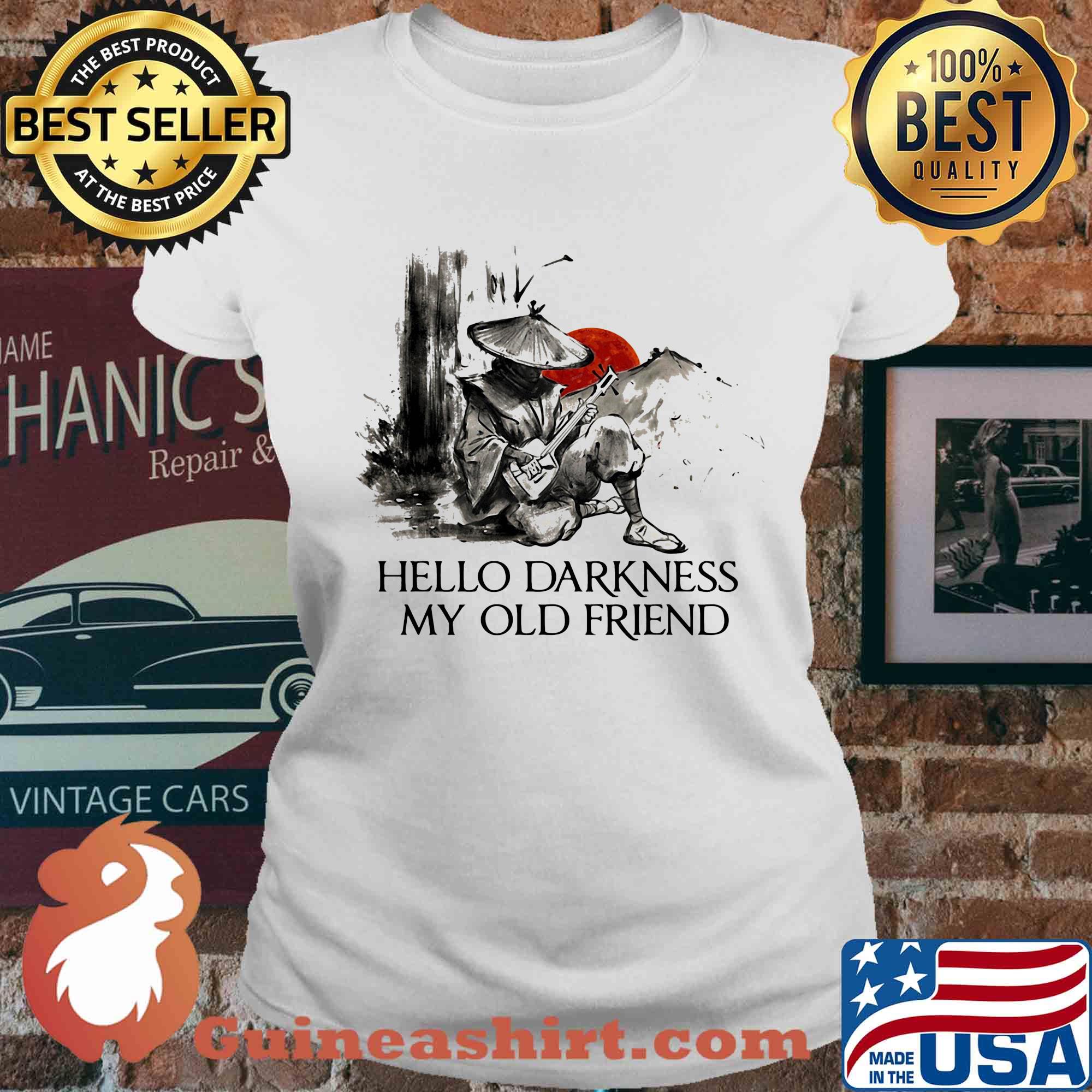 Hello darkness my old friend s Ladies tee